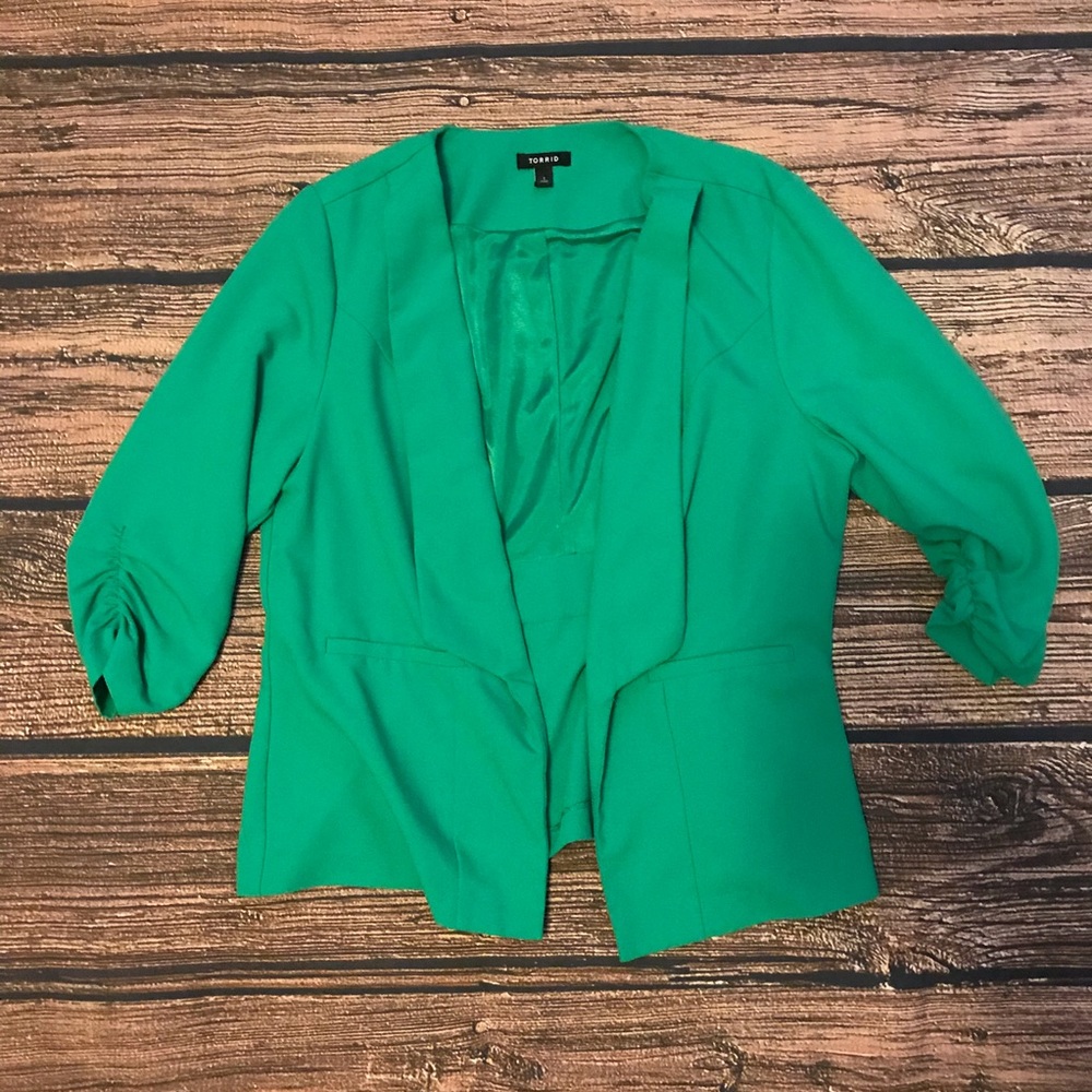 Green Torrid Blazer